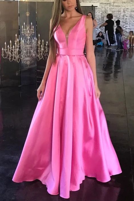 simply elegant pink prom dress   cg10157