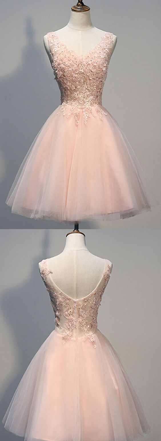 Charming Homecoming Dress,Blush Pink homecoming dresses   cg10200
