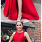 Elegant Red Two Piece Prom Dress, Special Design Long Evening Dress, Women Dress  cg2653