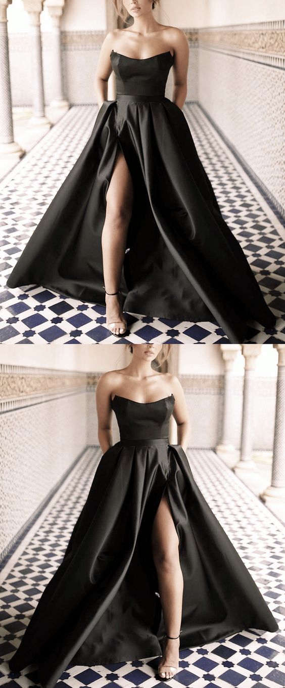Black Prom Dresses,Black Evening Gowns,Long Prom Dresses,Sexy Prom Dress,Elegant Formal Gowns cg4424